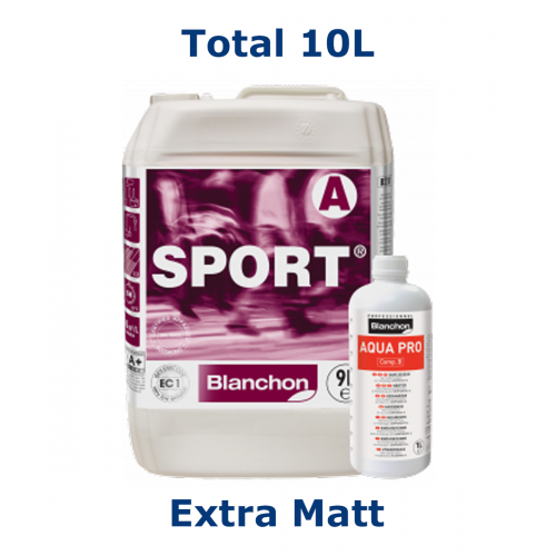 Blanchon SPORT (including hardener) 10 ltr (one 10 ltr can) EXTRA MATT 09220057 (BL)